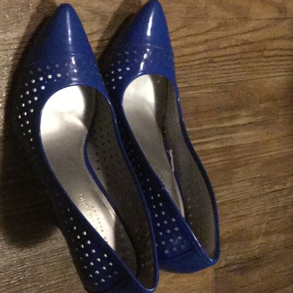 Cobalt blue shoes